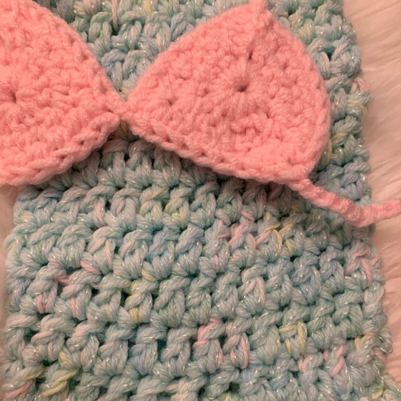 🎃Halloween costume newborn crochet mermaid one or a kind - Picture 4 of 4